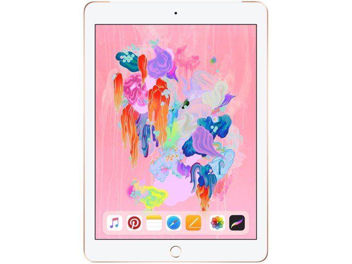 iPad 9,7” 6ª Geração Apple Wi-Fi + Cellular 128GB - Dourado